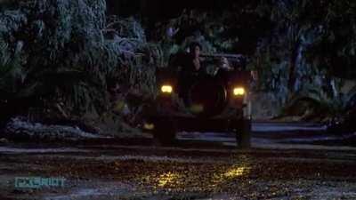 Someone replaced the T-Rex with Pee-wee Herman in Jurassic Park