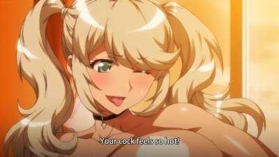 Fucking her tit-pussy