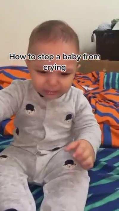 How to stop a baby from crying