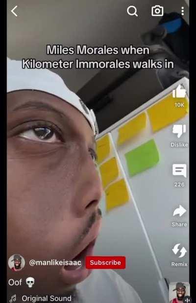 The joke is terrible.