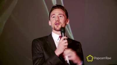 Tom Hiddleston doing a Impression of Owen Wilson