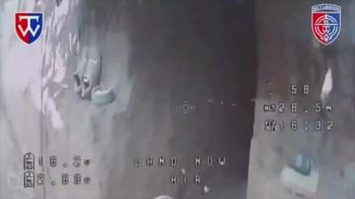 Ukrainian fiber-optic drone flew through a whole trench network to destroy a Russian shelter. A second drone hit a Russian soldier. Belgorod direction. Sky Legion unit, 58th Motorized Infantry Brigade. Mid July 2025