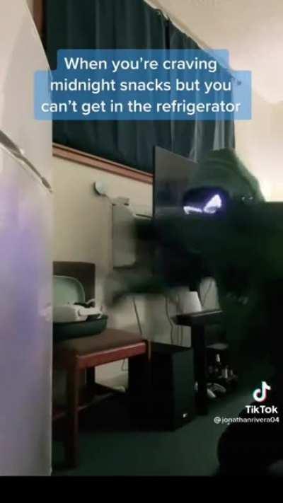 Just open the door dumbass