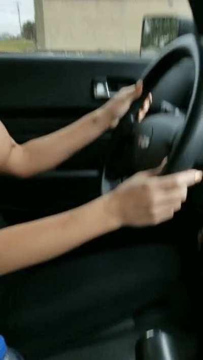 Of course I drive topless...airbags 😳