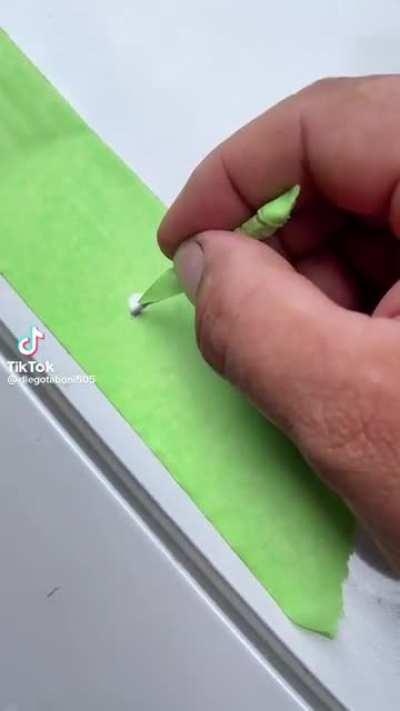 To touch up a paint chip.