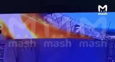 Explosion of a tank at an oil refinery near the village of Staroe Mavrino, Republic of Tatarstan. 30.12.2023. The man and woman who were on the roof died.