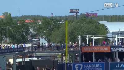 Aaron Judge’s home run is ruled foul and upheld after review