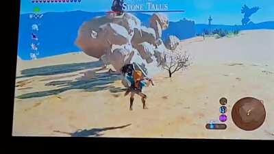 I think this is the hardest anyone's ever been yeeted by a Stone Talus.