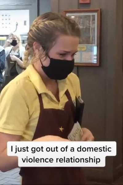 Waitress is overwhelmed with emotions when you gets a large tip because she was to be evicted if she didn't come up with the money by Christmas