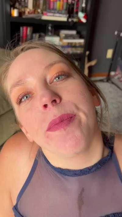 Cum In Mouth GIF by foxxthemisses