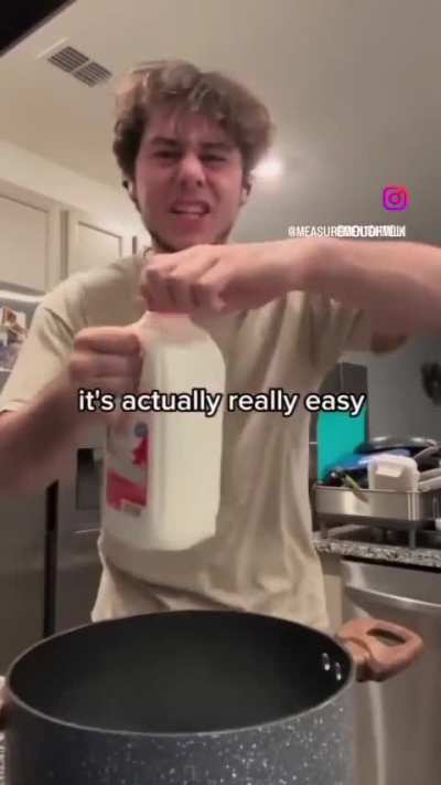 She is half gallon of milk