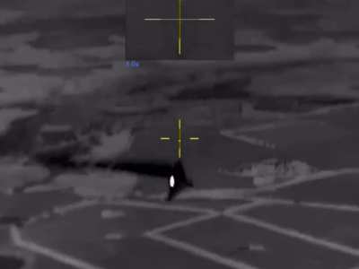 Ukrainian helicopters shoots down Russian Shaheed drones 2025