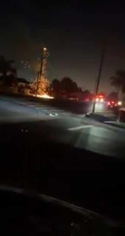 what could go wrong putting out electricity with water