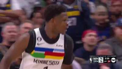 [Highlight] Jamal Murray (40 points) DUELS it out with Anthony Edwards (41 points) in Game 2!