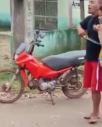 Brazilian sniper saves woman