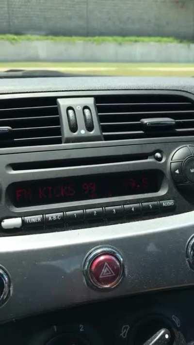 The Country Radio station has a new hit I guess