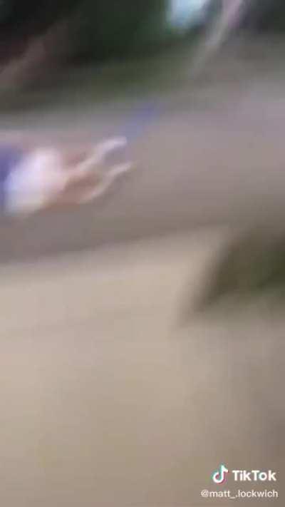 Should have used a helmet