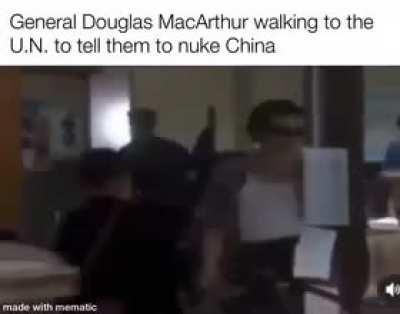 i dont know if he told this to the U.N. because this is crazy