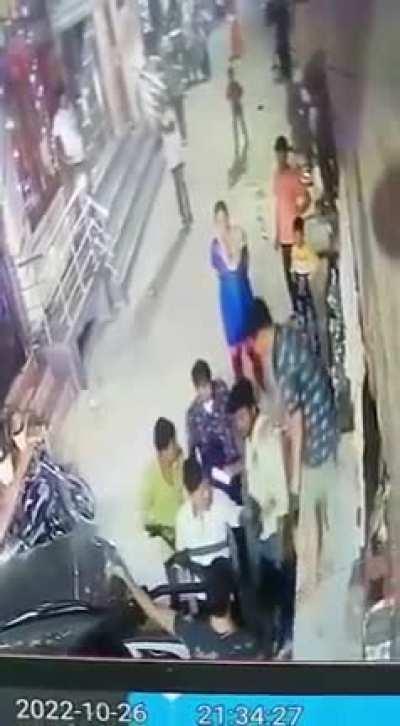 Man runs car over 3 people..