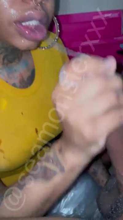 NSFW❗️Sloppy throat❗️