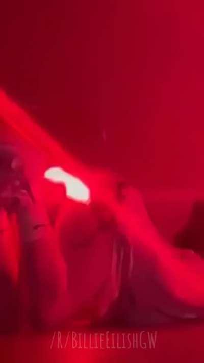 Billie nearly put a hole in the stage with her tits, jesus