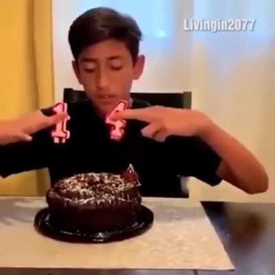 Hey at least the cake is alive and well