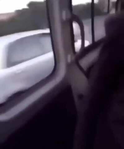 Nigga turned into a speed bump