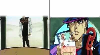 Invest In Average Enjoyer JJBA Part 3 Meme Template