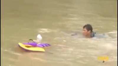 saved my day. He was a hero...then he was a saint.