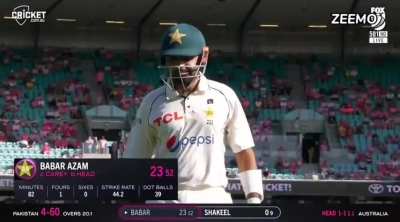 Babar Azam in last 17 test games