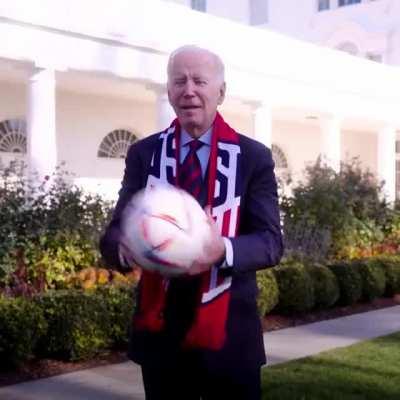 Dark Brandon has a message for all those watching the World Cup.