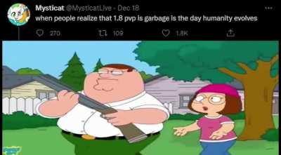 The pvp community after the mysticat tweet