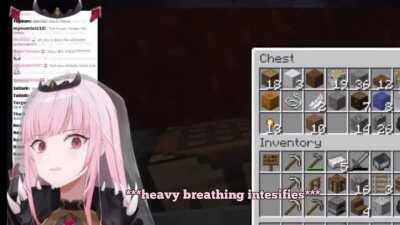 Calli's subconscious thoughts creep out during stream