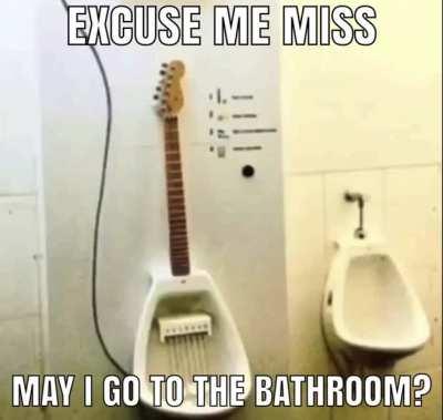 Go ahead, take a piss