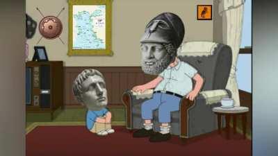 A Roman asks a Greek about the glory days of Greece