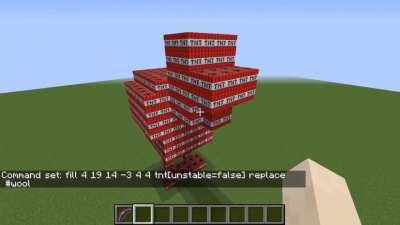 Timelapse of Building a Giant Chicken Statue then using TNT to make a Giant Chicken out of not Chicken