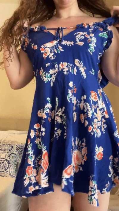 do you like what's under my sundress? 😇