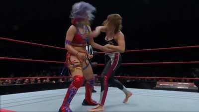 Athena & Billie once again take on the team of Marina Shafir & Ronda Rousey!