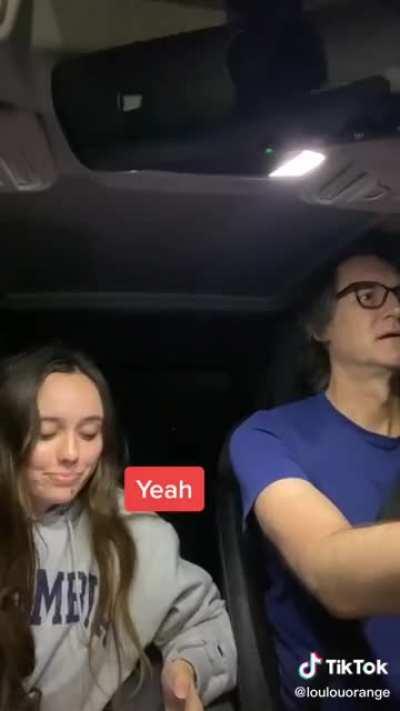 Girl let’s her dad listen to her music for the first time