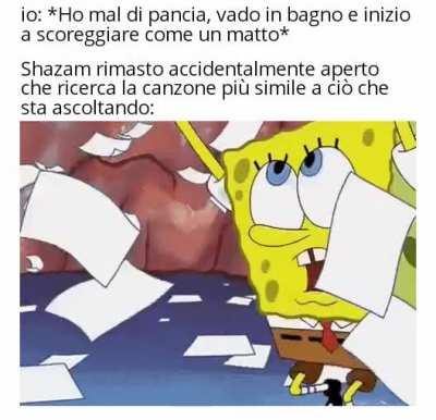 Lui intanto cerca
