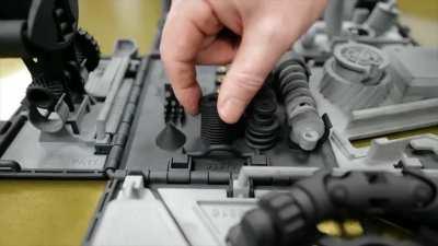 Essential for any SALES Person in 3D Printing: Box of 3D Printed Gadgets.. Developed by Fluxaxis and HP 3D Printing