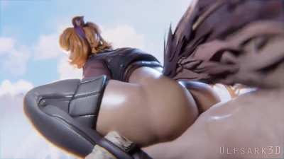 Squirrelgirl Riding by Ulfsark3D