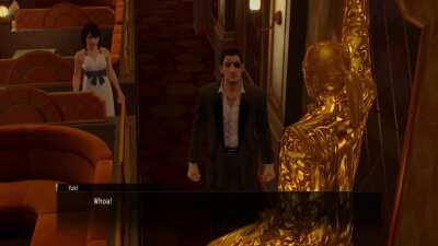The Majima statue is a MASTERPIECE