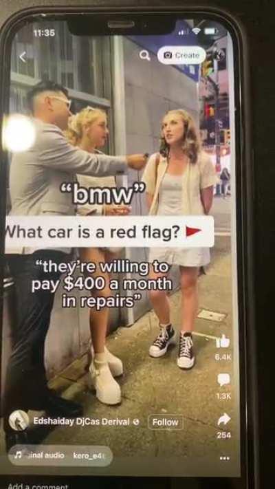 BMW Driver Life Choices.... Monthly repair or Monthly Chick repair...