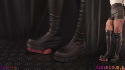 Your cock will have the skin bruised, and the pain will rise at every step😈