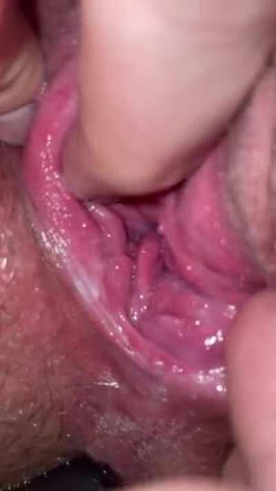 Some more of my sexy ass wifey (28f mom of 3) enjoying herself yesterday morning 😈