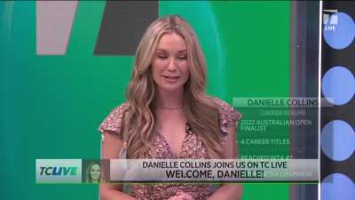 Danielle Collins makes her Tennis Channel debut