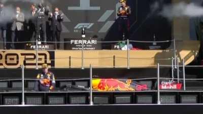 When you get another time penalty while on the podium