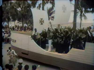 Dominican Republic in the 1970s. Carnival of Santo Domingo.