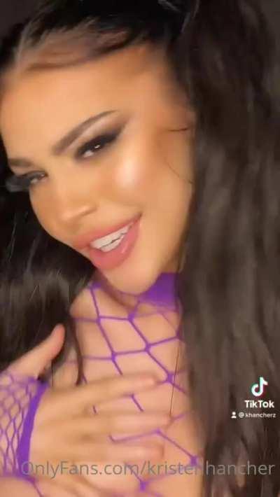 Dancing Fishnet TikTok Vertical Porn GIF